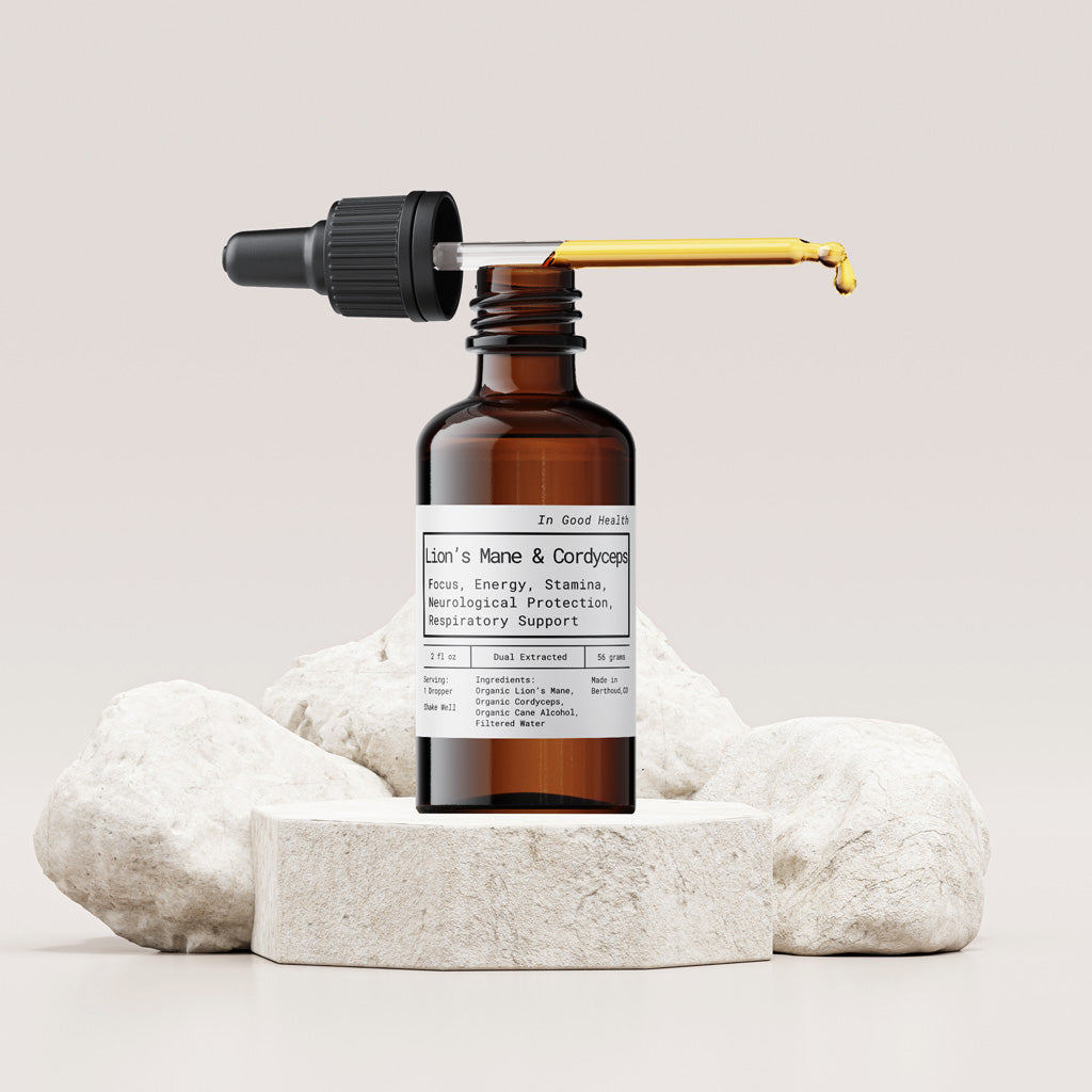 Focus Mushroom Blend | Lion's Mane & Cordyceps